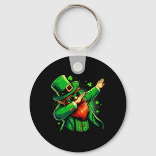 Chaveiro Meninos e meninas Leprechaun Dabbing Dia de São Pa