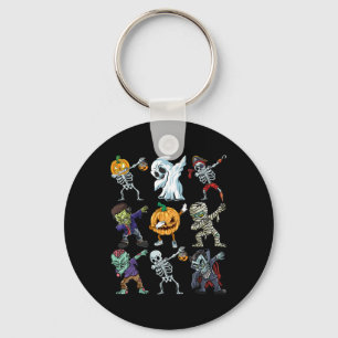 Chaveiro Meninos Halloween Skeleton Jack O Lantern Zombie D