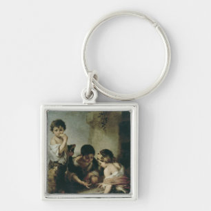 Chaveiro Meninos que jogam os dados, c.1670-75