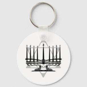Chaveiro Menorah e estrela