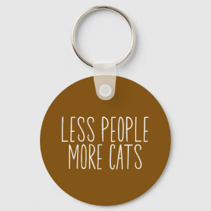 Chaveiro Menos Pessoas Mais Gatos