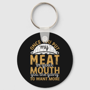 Chaveiro Mens Coloquem Minha Carne Em Sua Boca Engraçada Ba