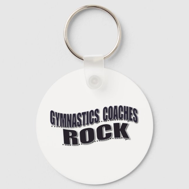 Chaveiro Mens Gymnastics Coach Gifts (Frente)