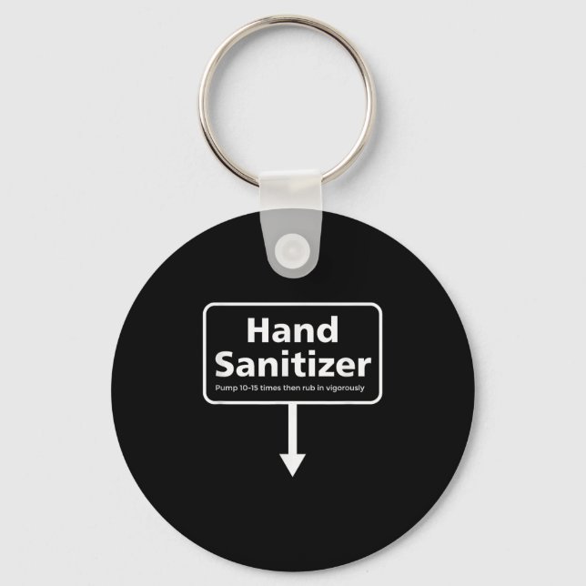 Chaveiro Mens Hand Sanitizer - Feliz Natal De Humor Adulto (Frente)