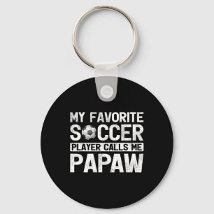 Chaveiro Mens Meu Jogador De Futebol Favorito Me Chama De F