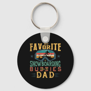Chaveiro Mens Meus Amigos Favoritos De Snowboard Me Chamam