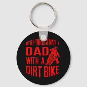 Chaveiro Mens Nunca Subestimam Um Pai Com Ts De Bicicleta D