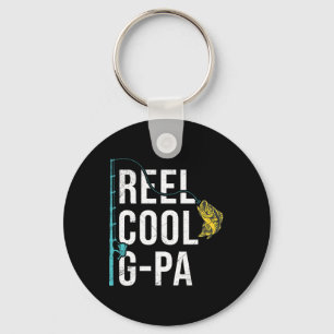 Chaveiro Mens Reel Legal Camisa De Pesca G-pa Engraçada Avô