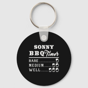 Chaveiro Mens Sonny Churrasco Timer Beer Bebendo Engraçado