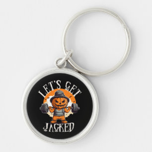 Chaveiro Mens Vamos Pegar Pumpkin Jack-O-Lanterna Engraçado