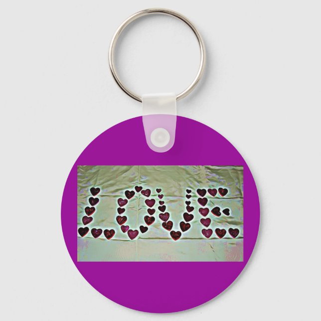 Chaveiro Mensagem de amor (Frente)