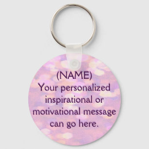 Chaveiro Mensagem Motivacional Personalizada