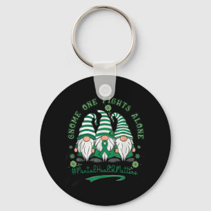 Chaveiro Mental Health Awarting Support Squad Gnome Green