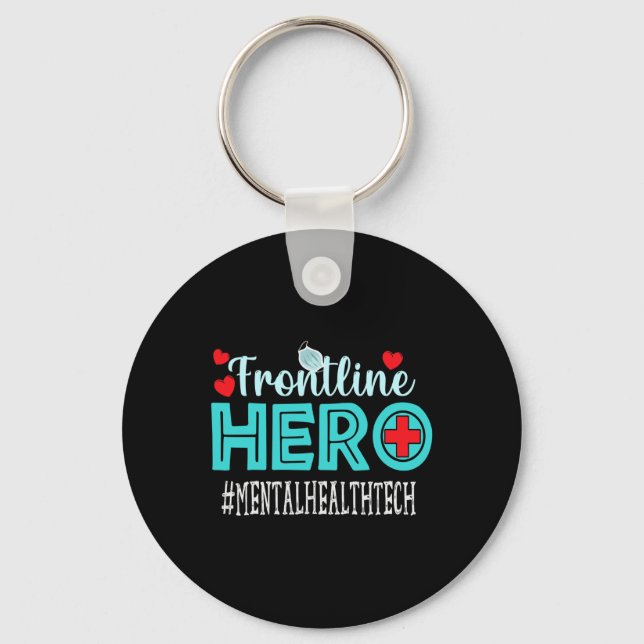 Chaveiro Mental Health Tech Frontline Hero Trabalhadoras (Frente)