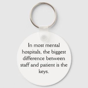 Chaveiro Mental Hospital Keychain
