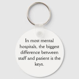 Chaveiro Mental Hospital Keychain