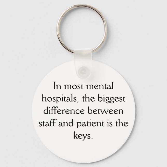 Chaveiro Mental Hospital Keychain (Frente)