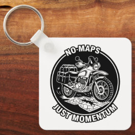 Chaveiro Mentalidade de Liberdade no Turismo de Moto