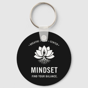 Chaveiro Mentalidade Encontre Sua Lança Yoga Meditação