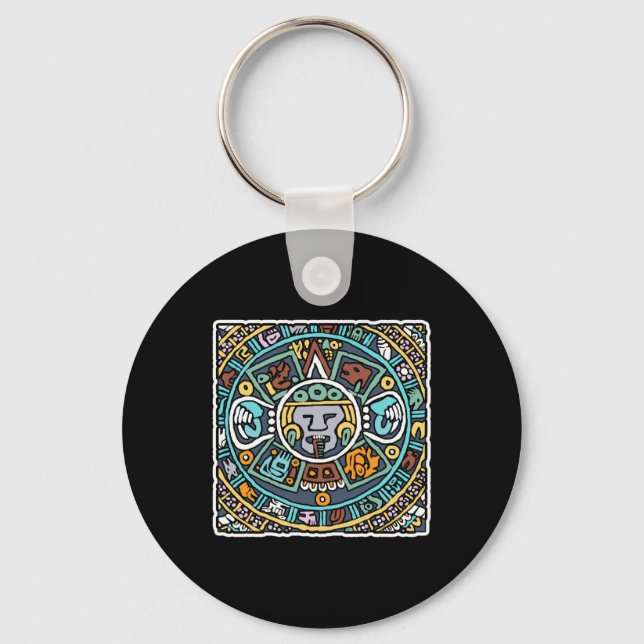 Chaveiro Mentalmente Feliz Face Rainbow Sticker (Frente)