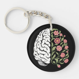 Chaveiro Mente no Bloom: O Equilíbrio entre Lógica e Nature