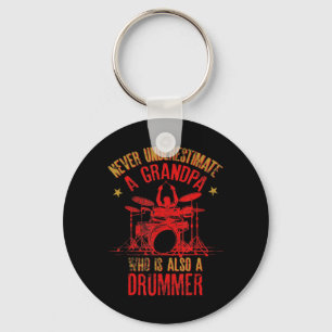 Chaveiro Mente Um Avô Que Também É Um Drummer Engraçado Cot