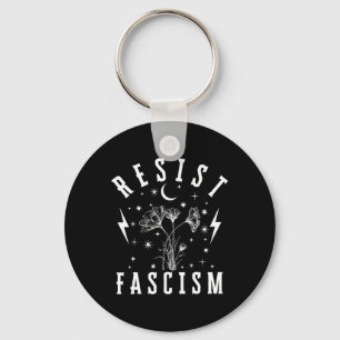 Chaveiro Mentiras De Ódio Floral Anti-Trump E Fascismo Resi
