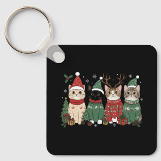 Chaveiro Meowy Cat Christmas Catmas Xmas Gift
