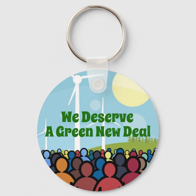 Chaveiro Merecemos um Novo Acordo Verde (Frente)