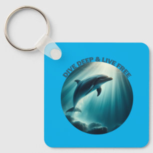 Chaveiro Mergulhe Dolphin Livre Ao Vivo