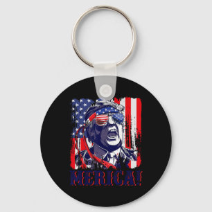 Chaveiro Merica 4 de julho Bandeira Americana Murica merica