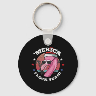 Chaveiro Merica Christmas In July Cool Flamingo Summer Trop