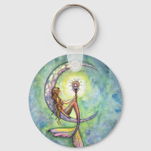 Chaveiro Mermaid Fantasy Fairy Art de Molly Harrison