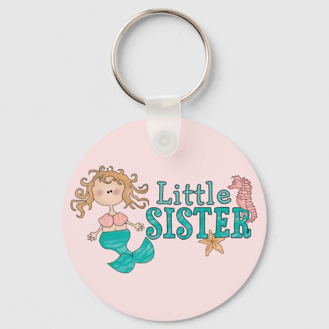 Chaveiro Mermaid Little Sister (Frente)