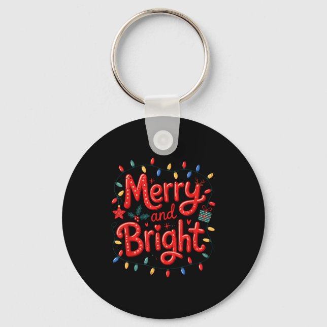 Chaveiro Merry &amp; Bright Moody &amp; Uptight Matching Co (Frente)