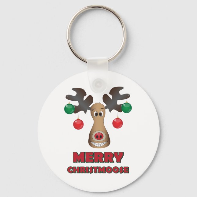 Chaveiro Merry Christmoose! (Frente)