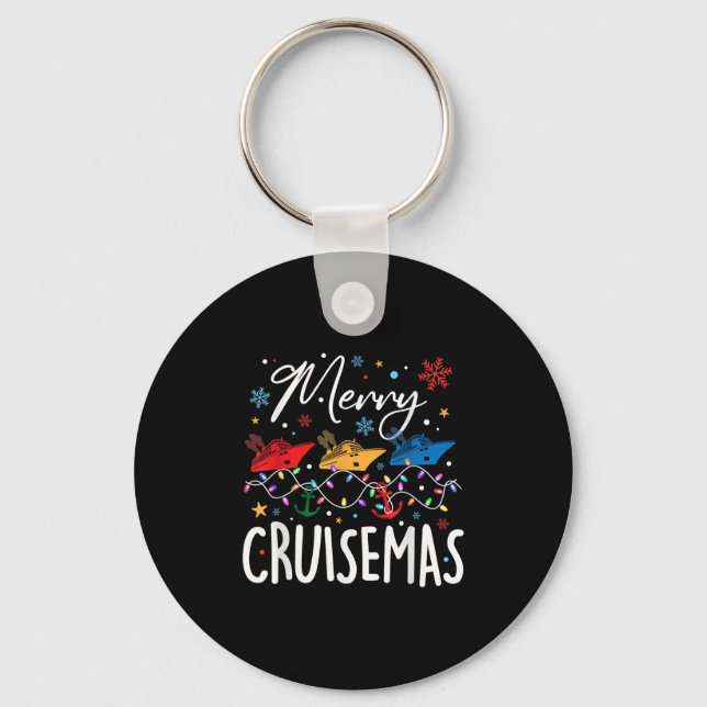 Chaveiro Merry Cruisemas Christmas Family Cruising Squad Xm (Frente)