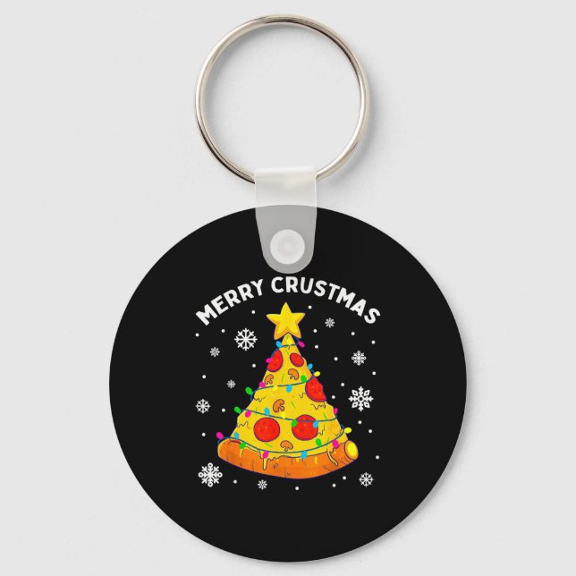 Chaveiro Merry Crustmas Zza Christmas Tree Xmas Kids Men  (Frente)