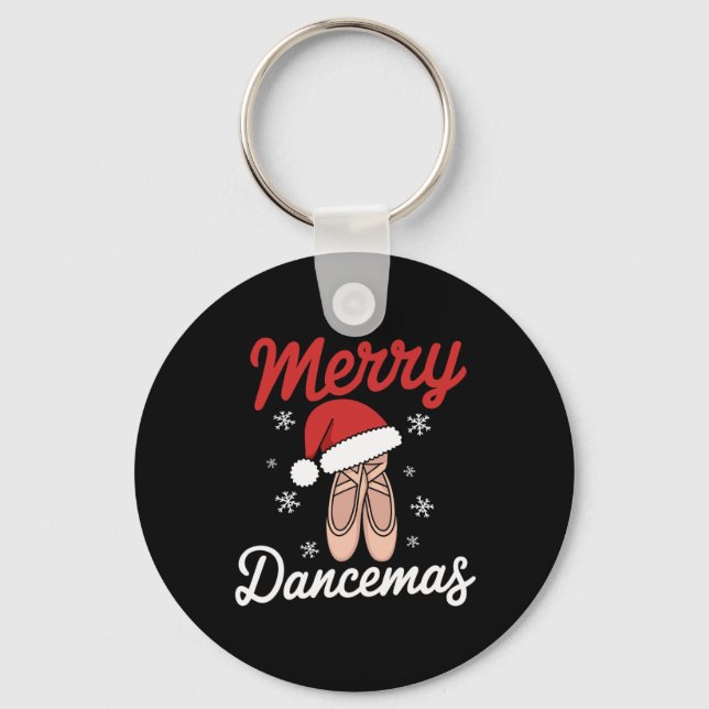 Chaveiro Merry Dancemas Llet Dancer Teacher Christmas Dance (Frente)