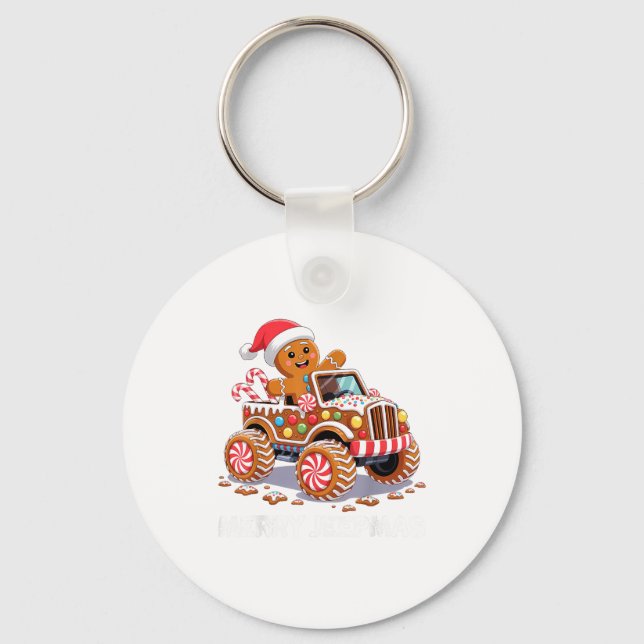 Chaveiro Merry Jeepmas Ugly Light Reindeer Christmas  (Frente)