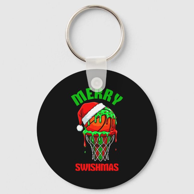 Chaveiro Merry Swishmas Basketball Ugly Christmas Xmas Men  (Frente)