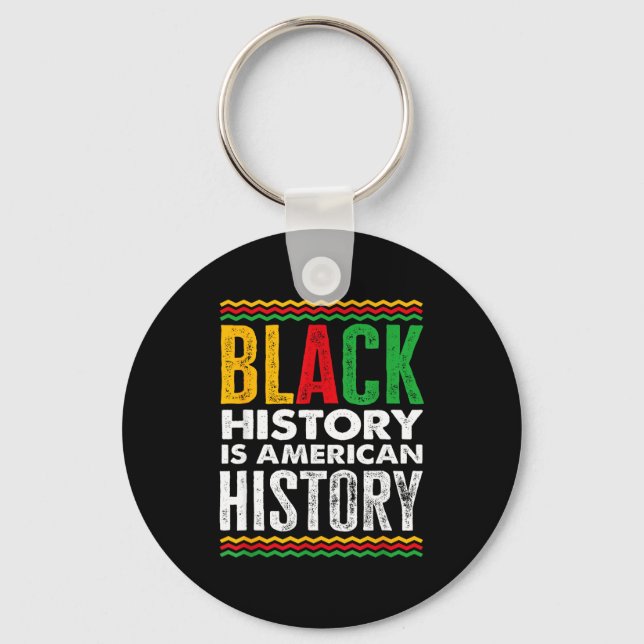 Chaveiro Mês da História Afro-Americana  (Frente)