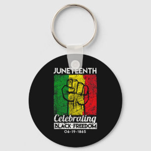 Chaveiro Mês da história negra afro-americana juneteenth
