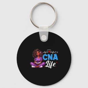 Chaveiro Mês da História Negra da Vida Cna Enfermeira Afro-