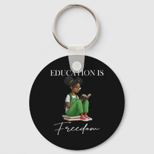 Chaveiro Mês da História Negra Educação É Livros Liberdade