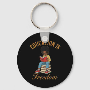 Chaveiro Mês da História Negra Educação Livros Liberdade Pr