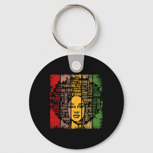 Chaveiro Mês da História Negra Herança Orgulhosa Cultura Af