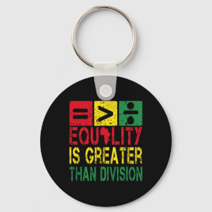 Chaveiro Mês da História Negra Igualdade é Maior que Divis
