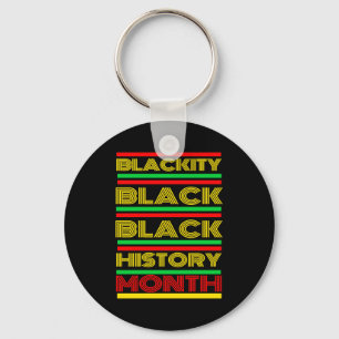Chaveiro Mês da História Negra Melanina Afro-Americano Bruh