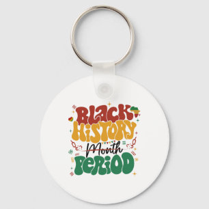 Chaveiro Mês da História Negra Período Melanina Afro-Americ
